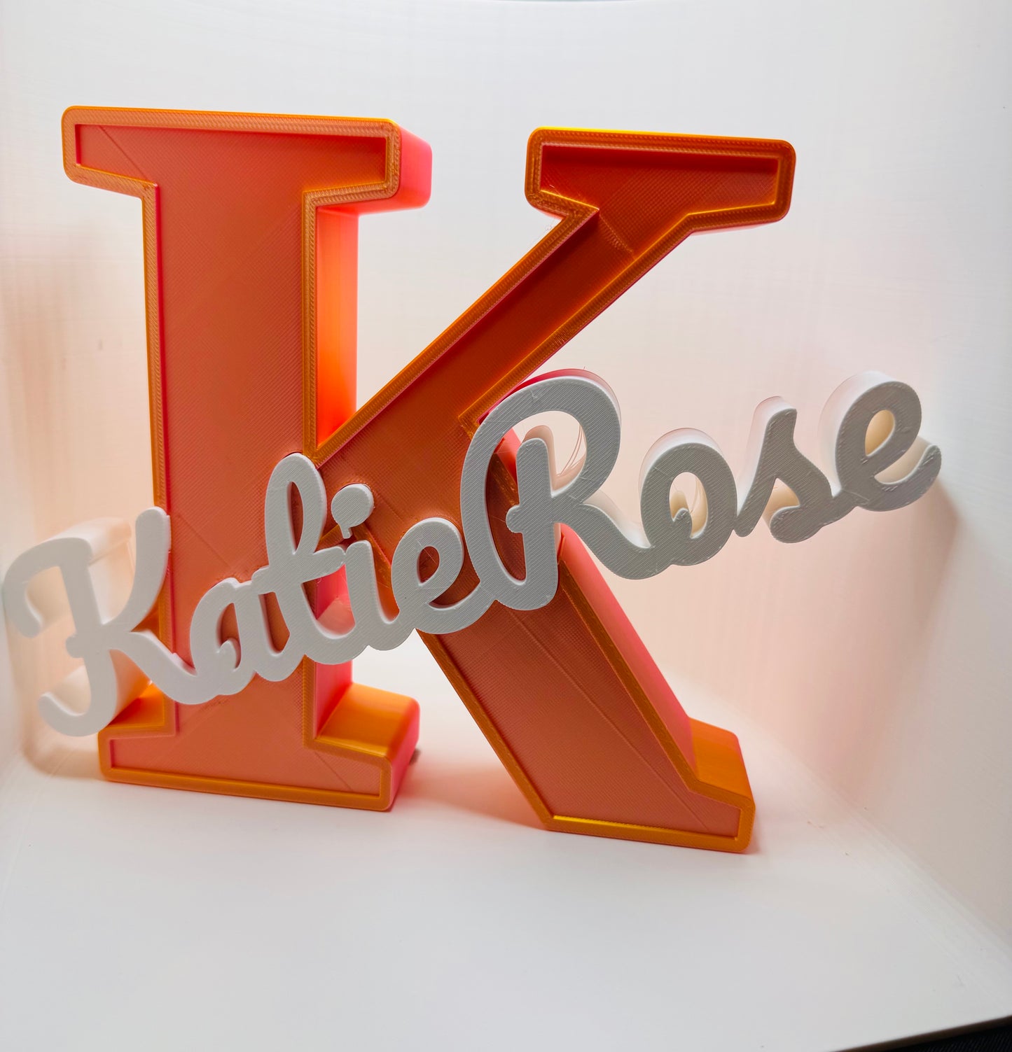 Custom Initial Name Sign