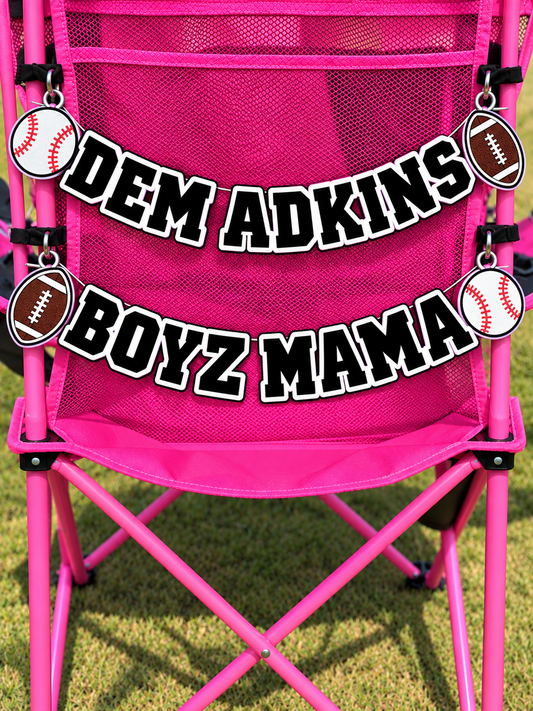 🏟️ Personalized 3D Printed Sports Chair Charms