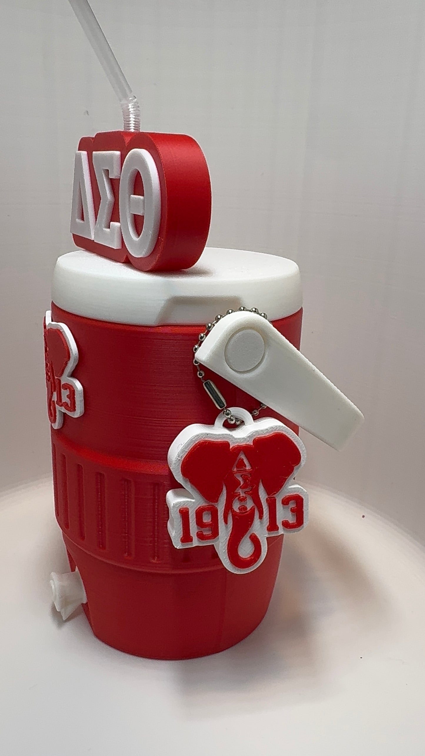 Crimson & Cream 3D Printed Can Holder