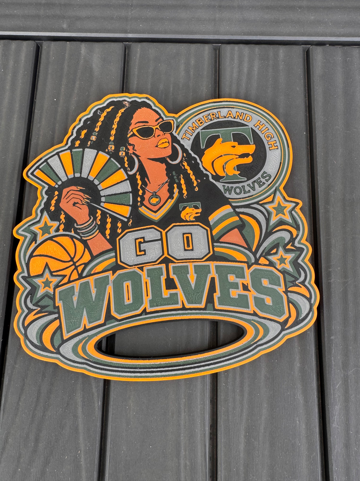 Game Day Hype Fan -3D Printed