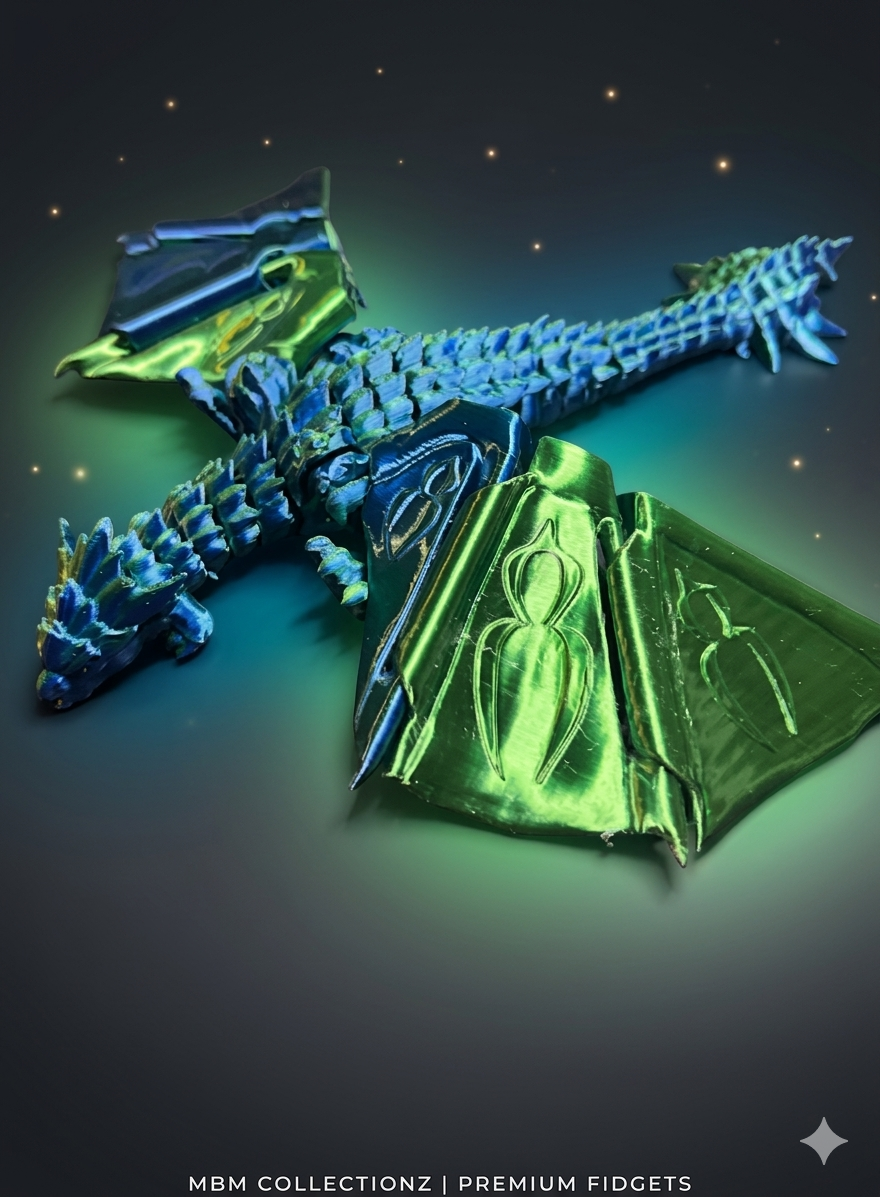 Articulated Fidget Dragon – Stress Relief Toy
(Multi-Segment, Flexible)