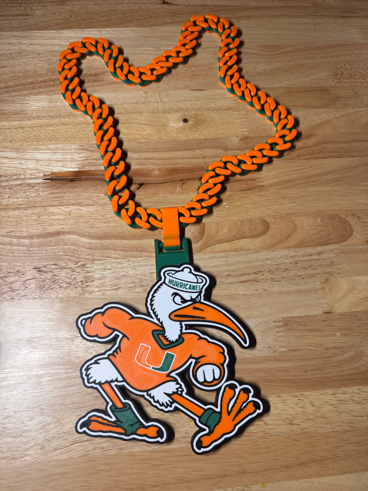 Custom 3D-Printed Team Hype Chain