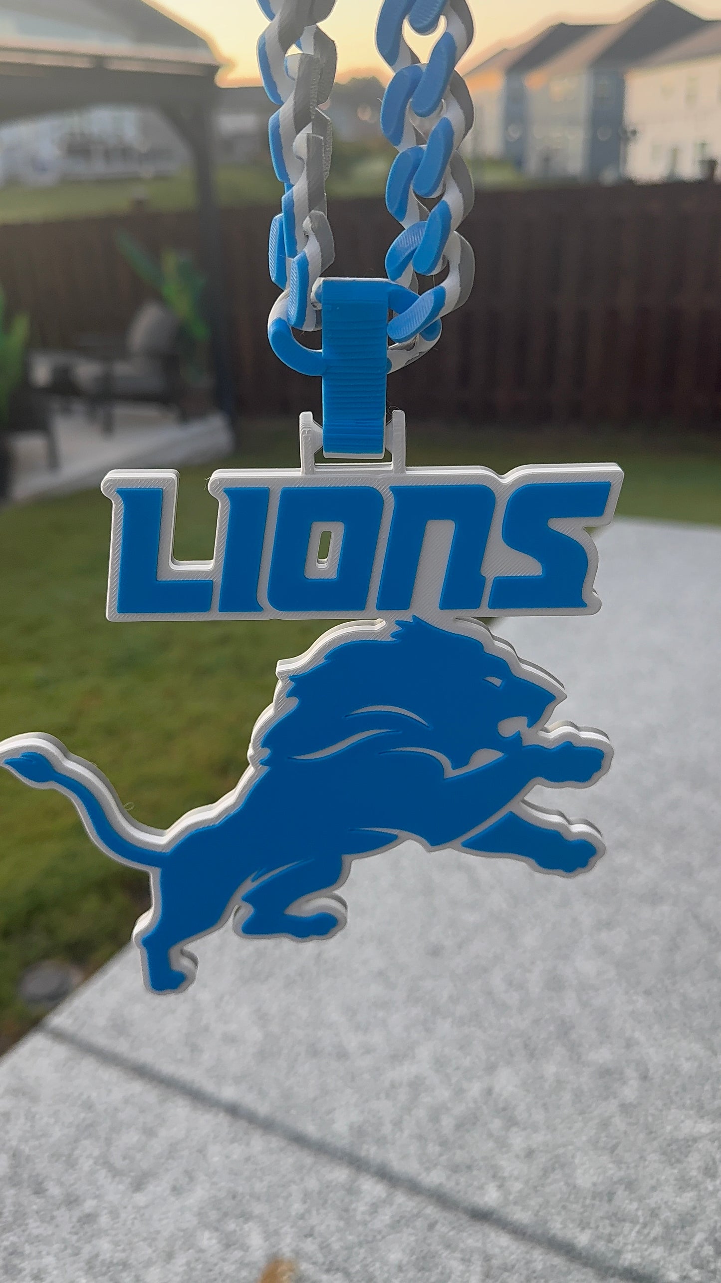 Custom 3D-Printed Team Hype Chain