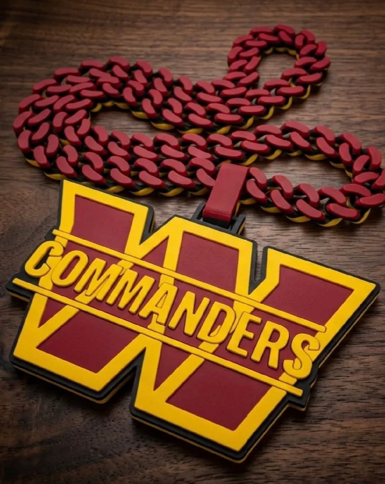 Custom 3D-Printed Team Hype Chain