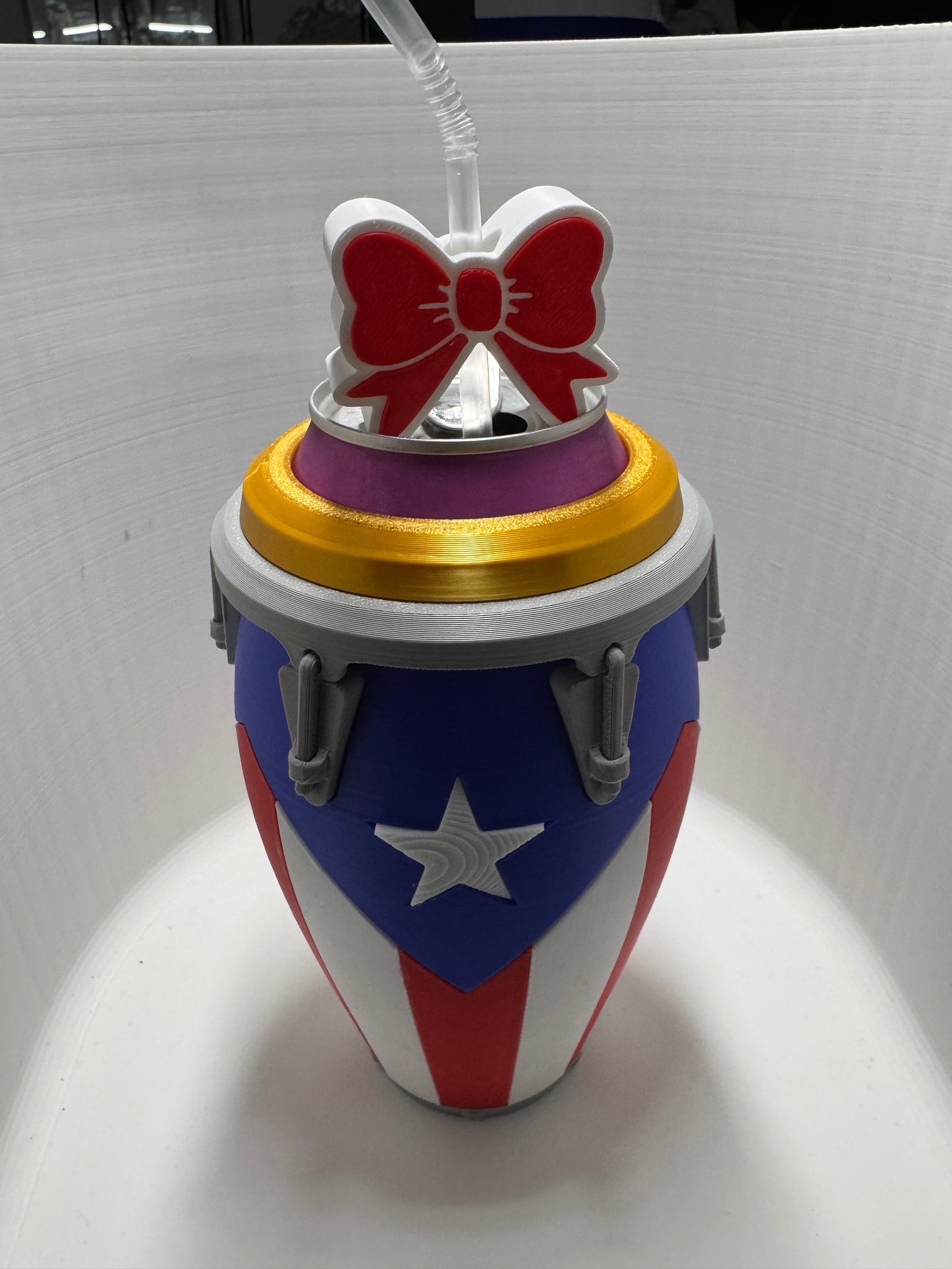 Retro Soda Can Holder Bundle | logo, nail saver opener, straw topper