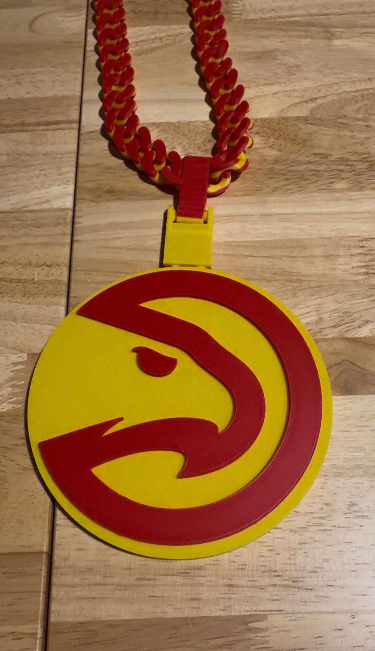 Custom 3D-Printed Team Hype Chain