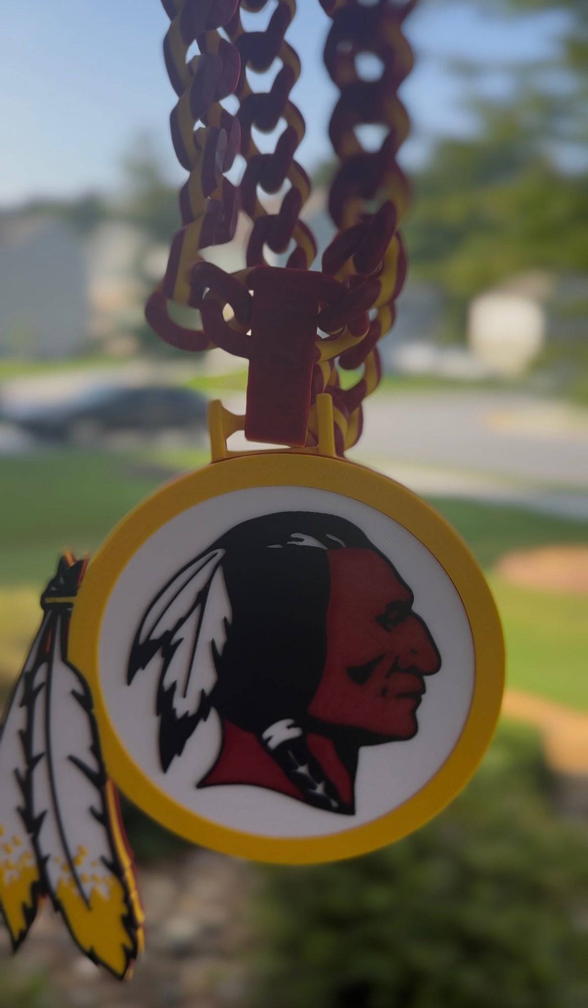Custom 3D-Printed Team Hype Chain