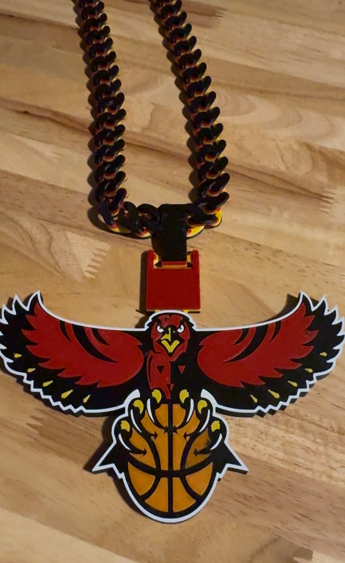 Custom 3D-Printed Team Hype Chain
