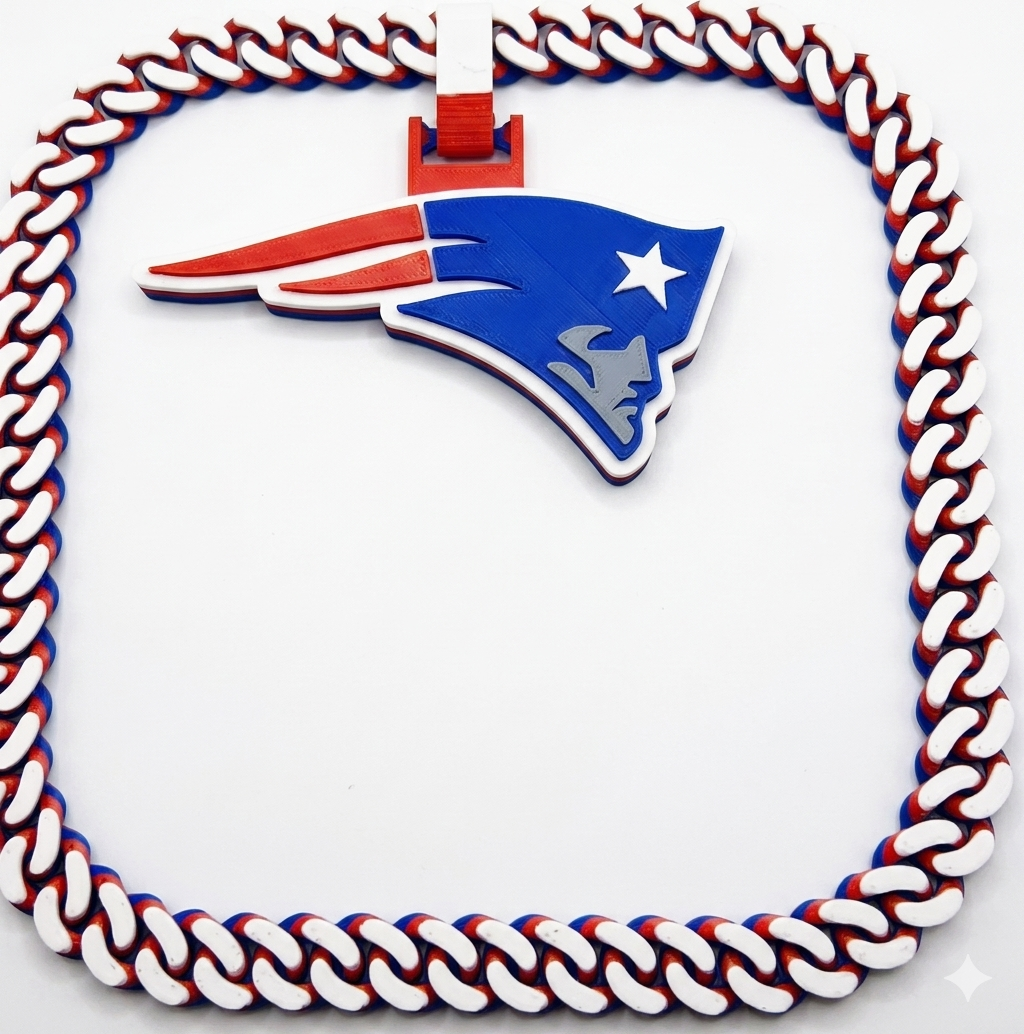 Custom 3D-Printed Team Hype Chain