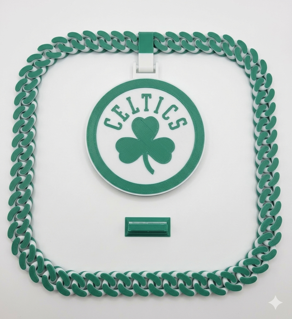 Custom 3D-Printed Team Hype Chain