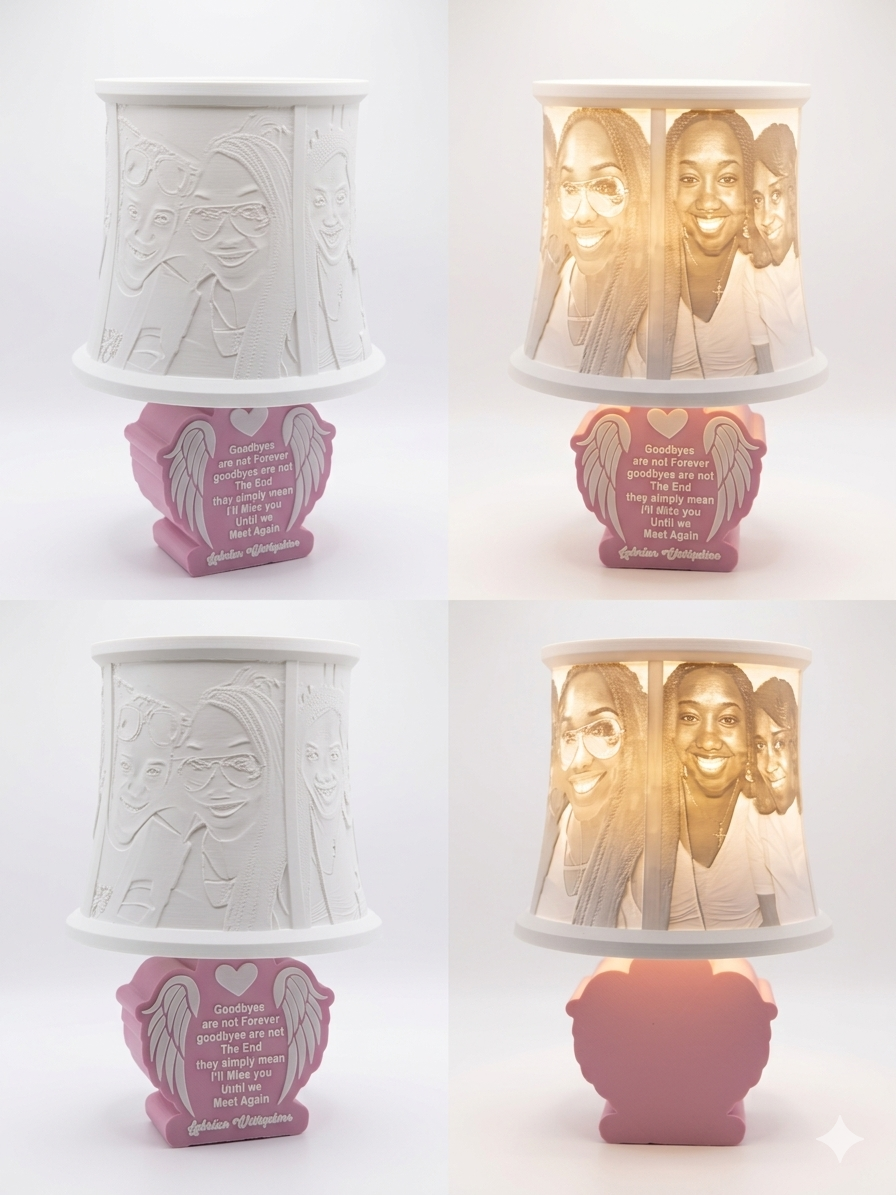 Custom Lamp Shade (Lithophane Shade Only)
