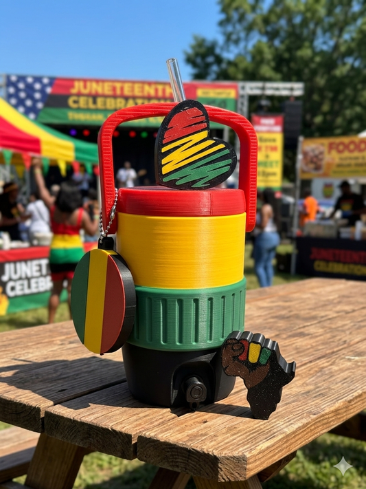 Pan-African Soda Can Cooler Set