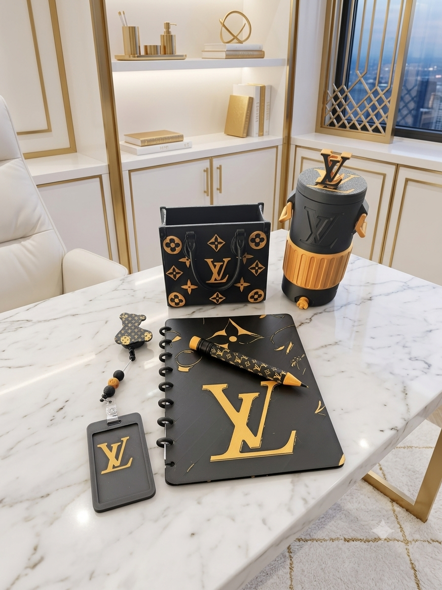 Luxury Notebook | Desk & Accessory Bundle
