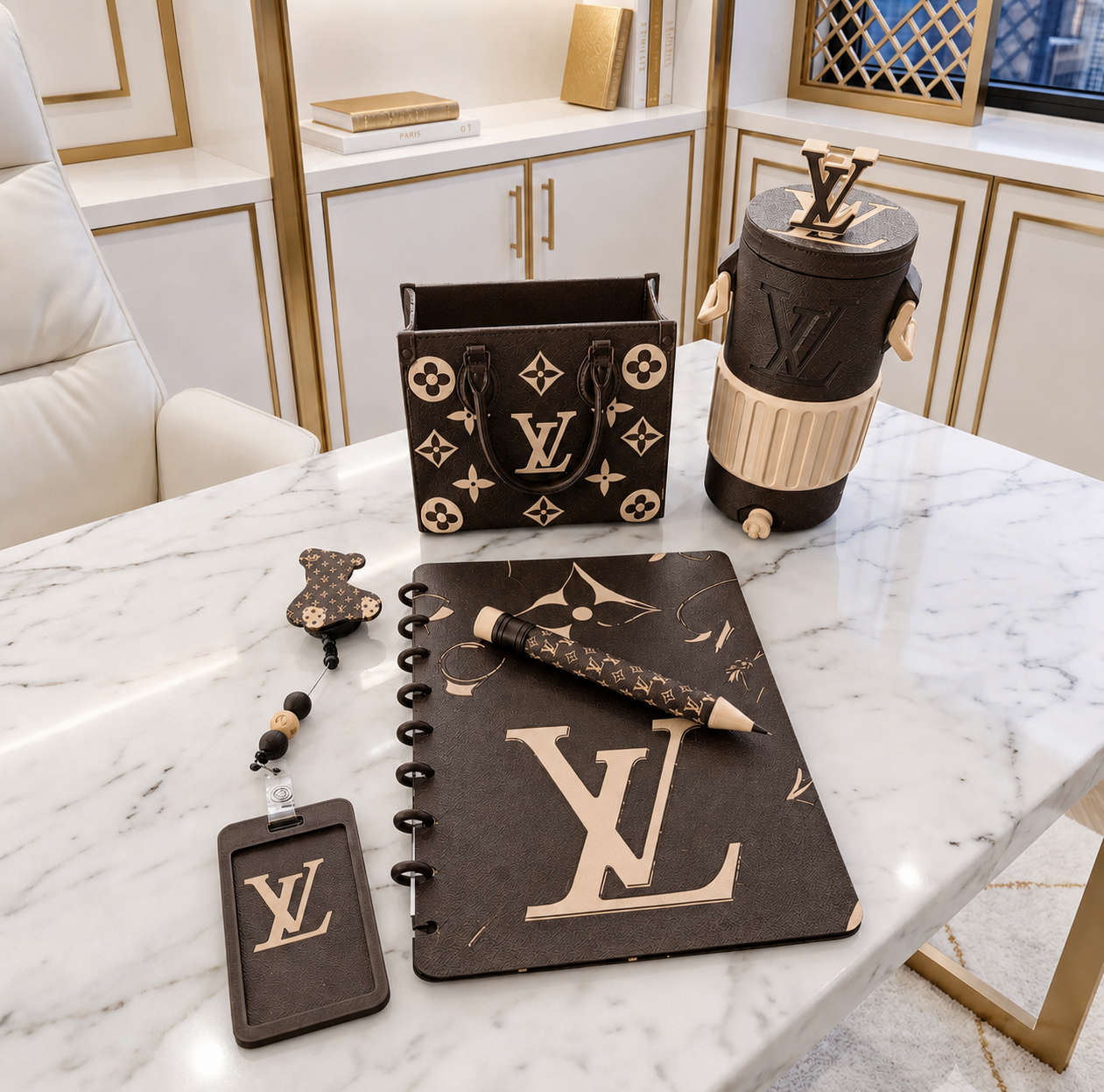 Luxury Notebook | Desk & Accessory Bundle