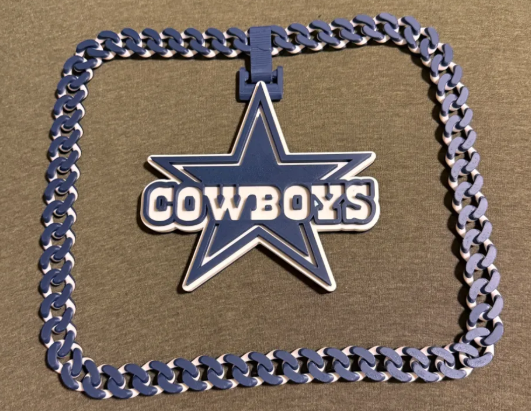 Custom 3D-Printed Team Hype Chain